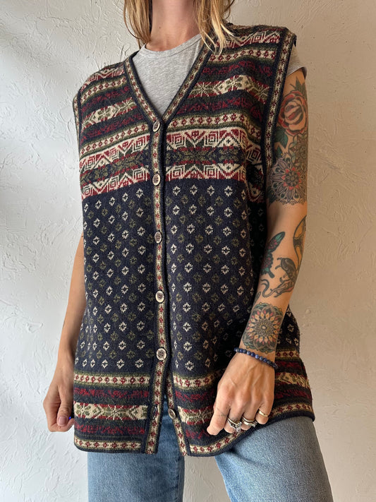 90s ‘Jessica’ Knit Vest / Medium