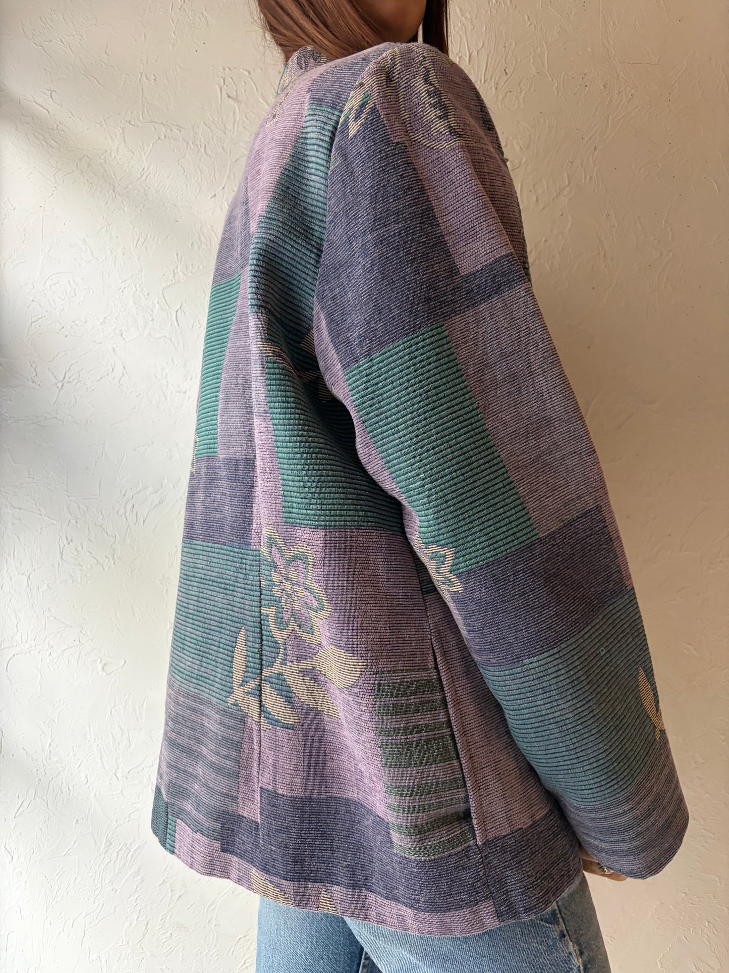 Y2k 'Alfred Dunner' Tapestry Jacket / XL