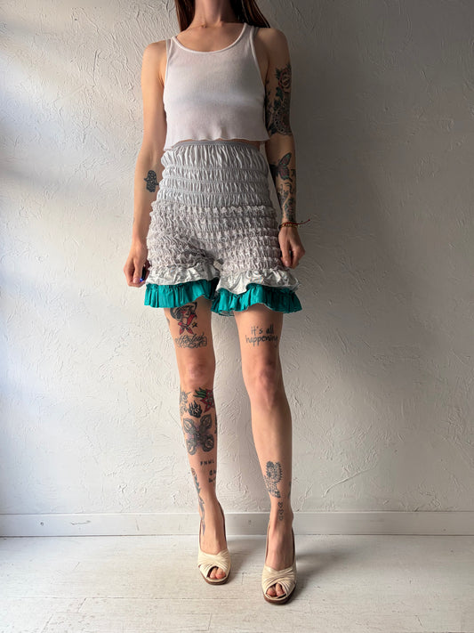 70s 'Fantasia' Lacey Ruffle Bloomers / Small - Medium