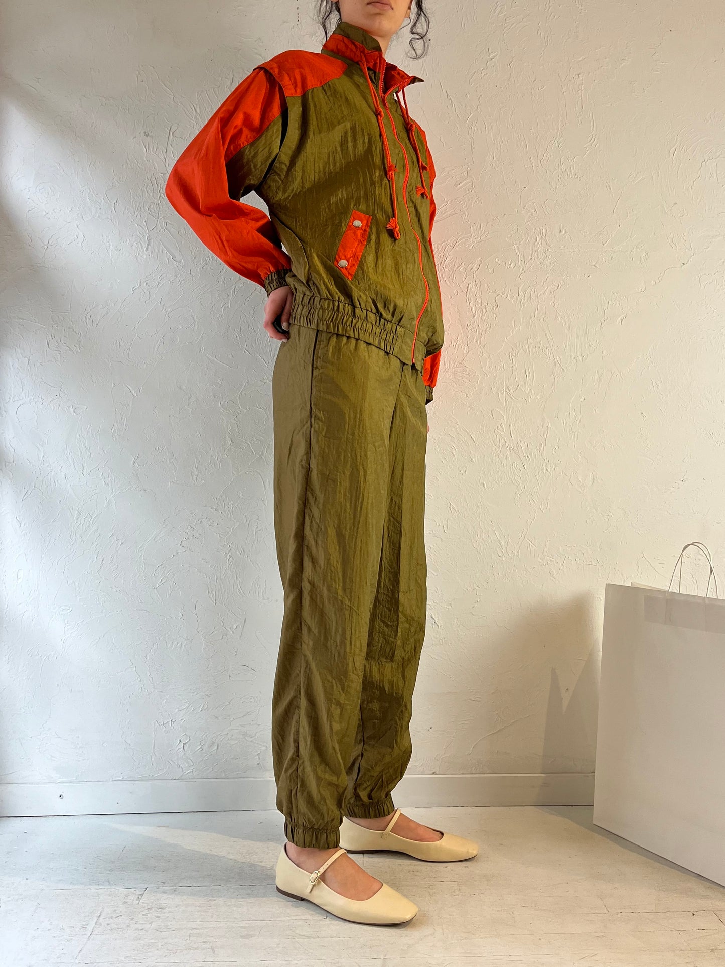 90s ‘IP Connection’ Two Tone Tracksuit Set / Small