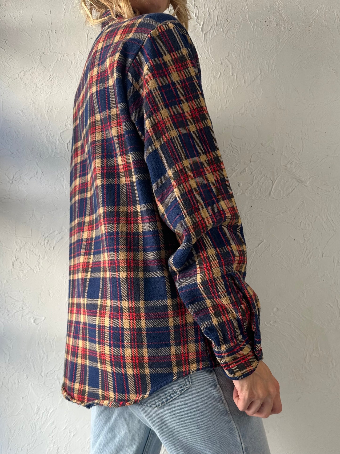 80s 'Big Mac JC Penny' Thick Cotton Flannel Shirt / Medium