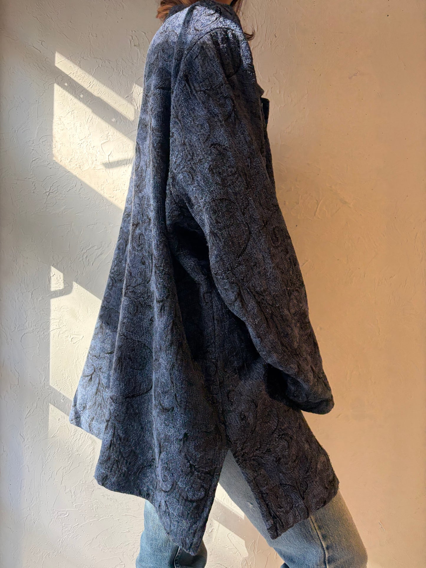 Y2k 'Pennington' Blue Tapestry Jacket / XL