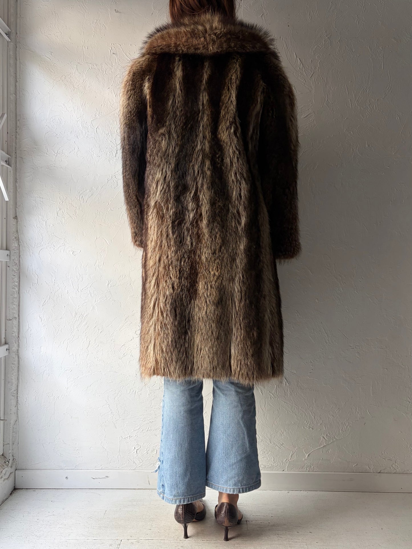 Vintage Authentic Fur Coat / Medium