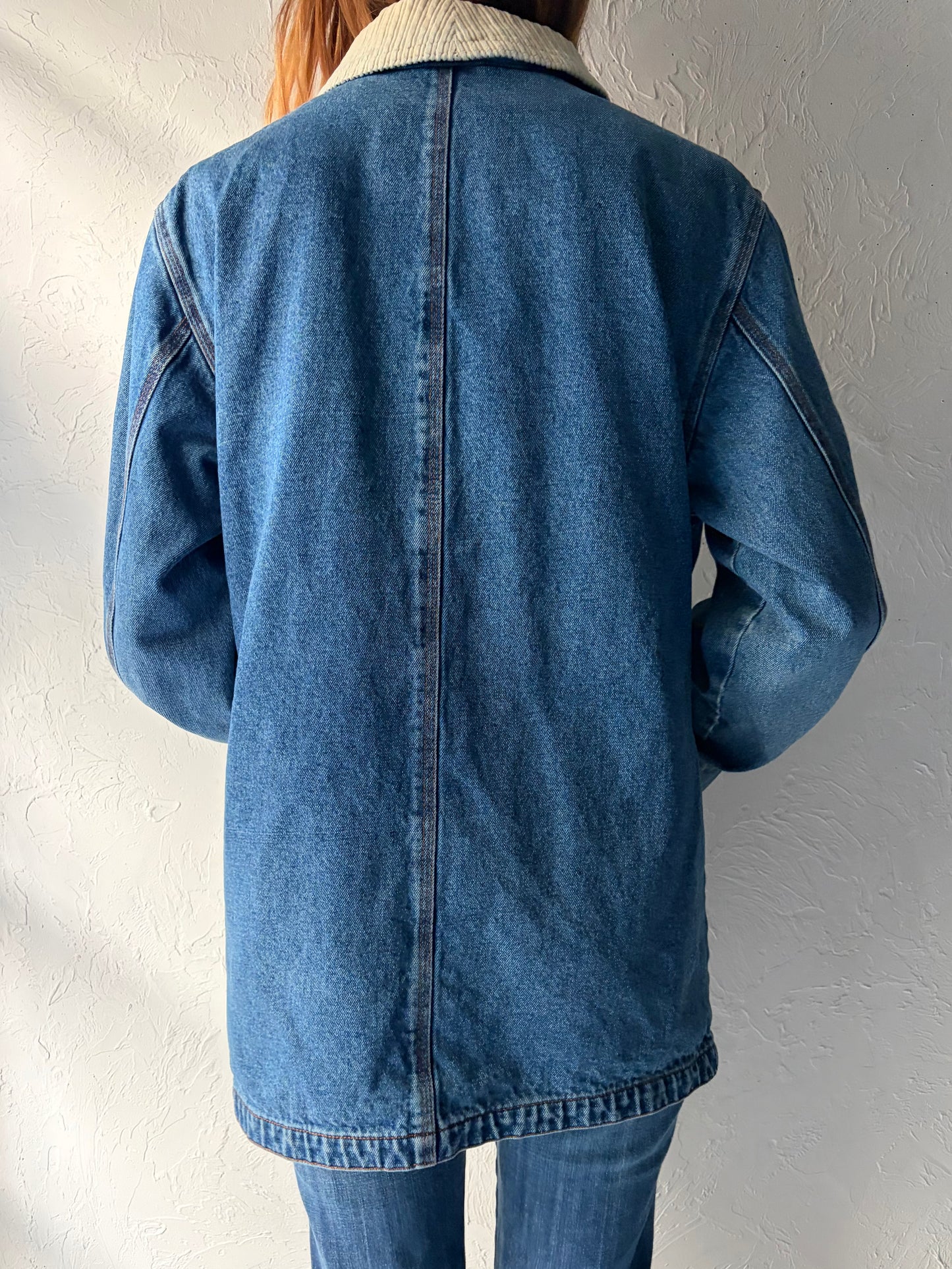 Y2k 'Outbrook' Denim Chore Barn Jacket / Medium
