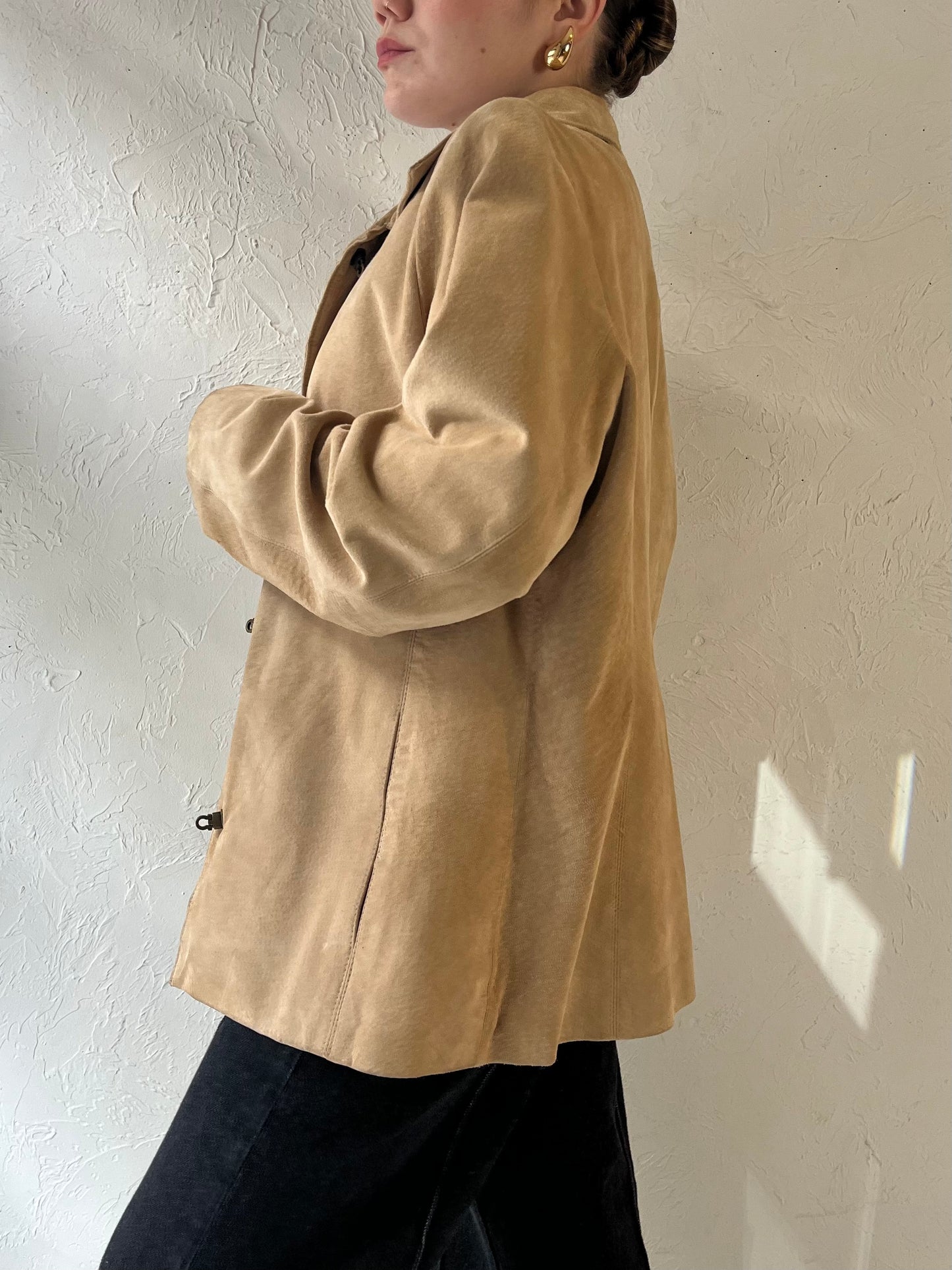 Y2k 'Anne Klein' Suede Jacket / Medium