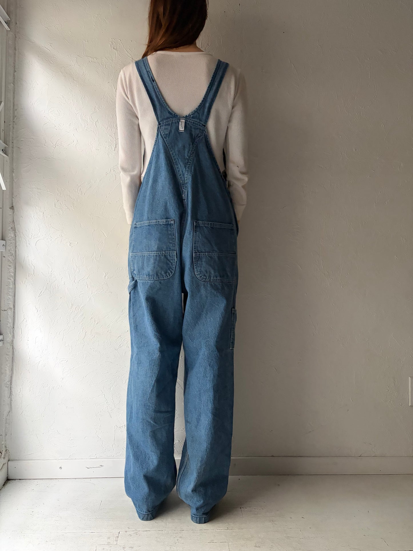 Vintage 'Key' Medium Denim Work Wear Overalls / Medium