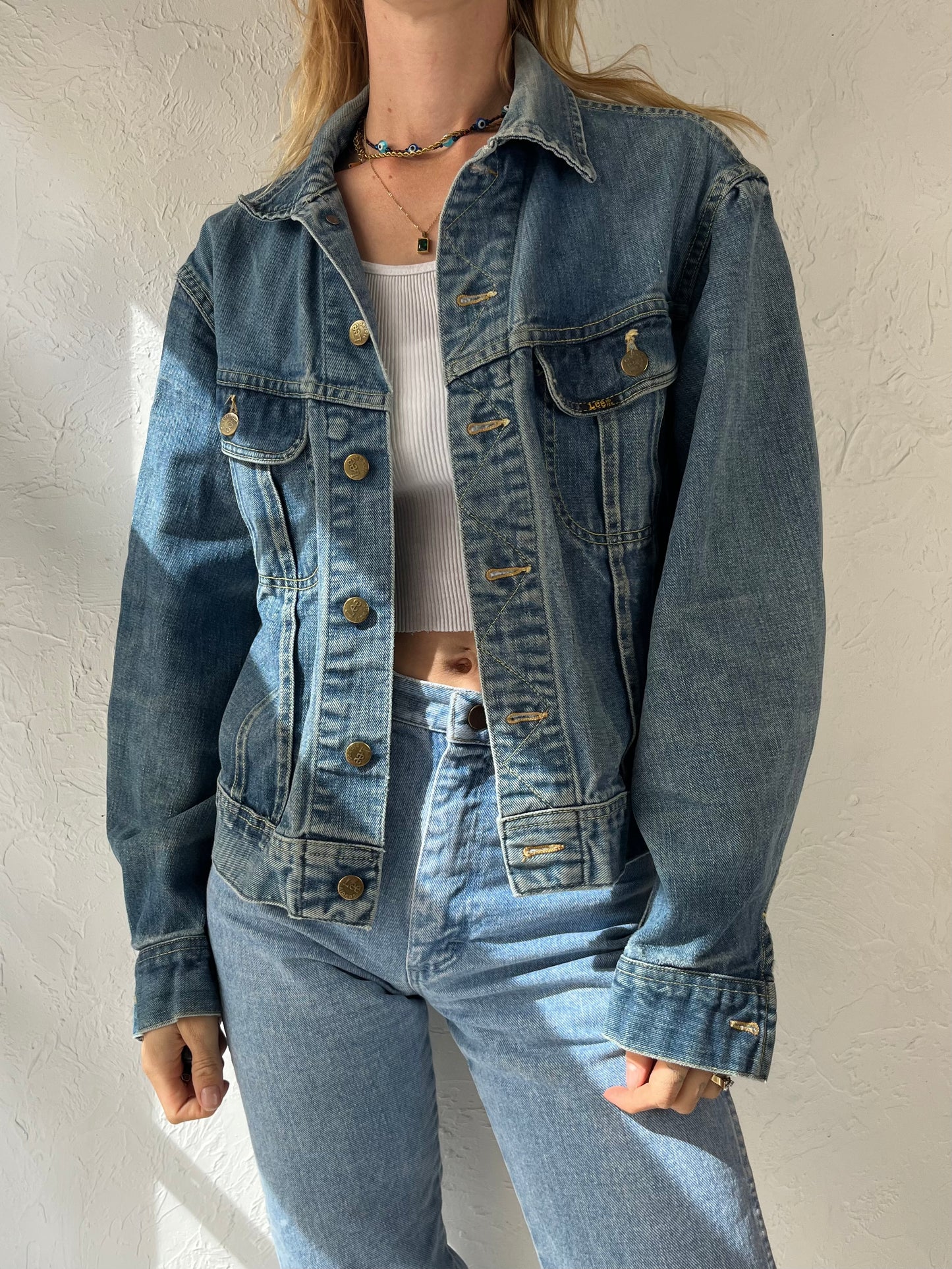 80s 'Lee' Denim Jacket / Union Made / Small
