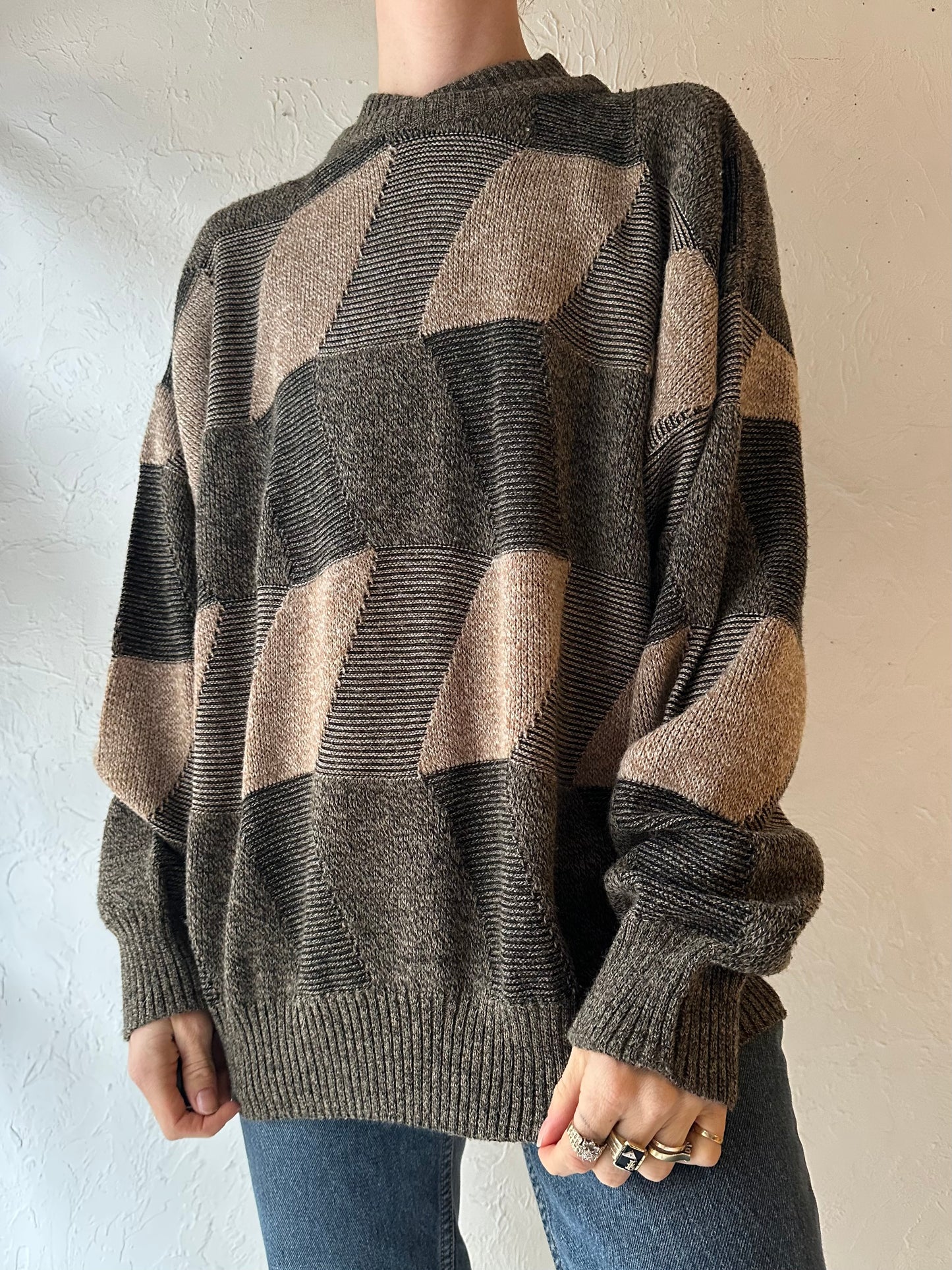 90s 'Gioconda' Crew Neck Sweater / XL
