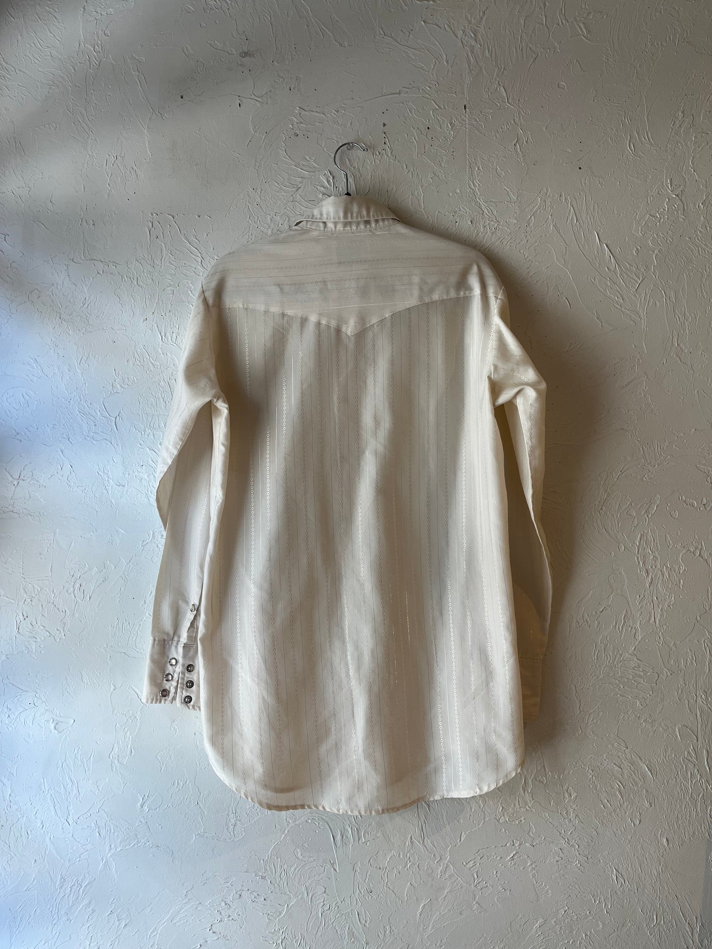 Vintage 'MWG' Western Button Up Shirt / Medium