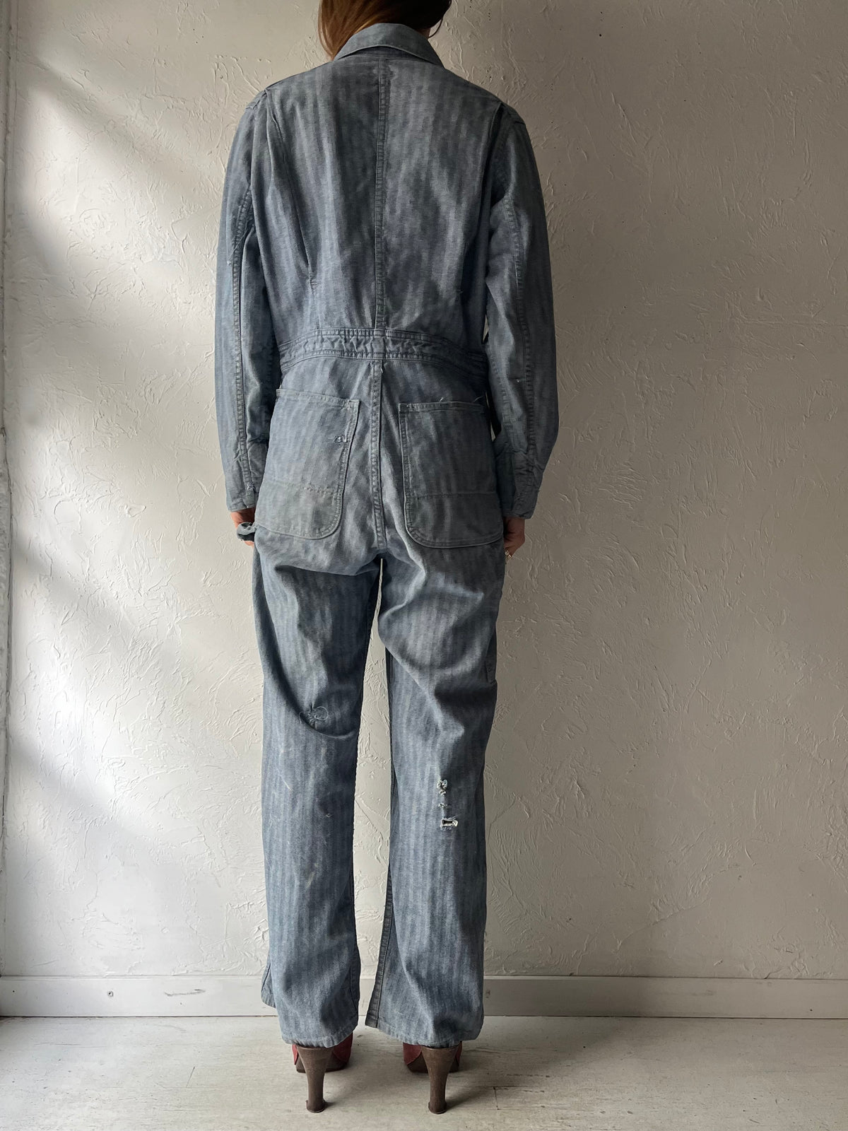 70s 'Blue Bell' Work Wear Boiler Suit / Small
