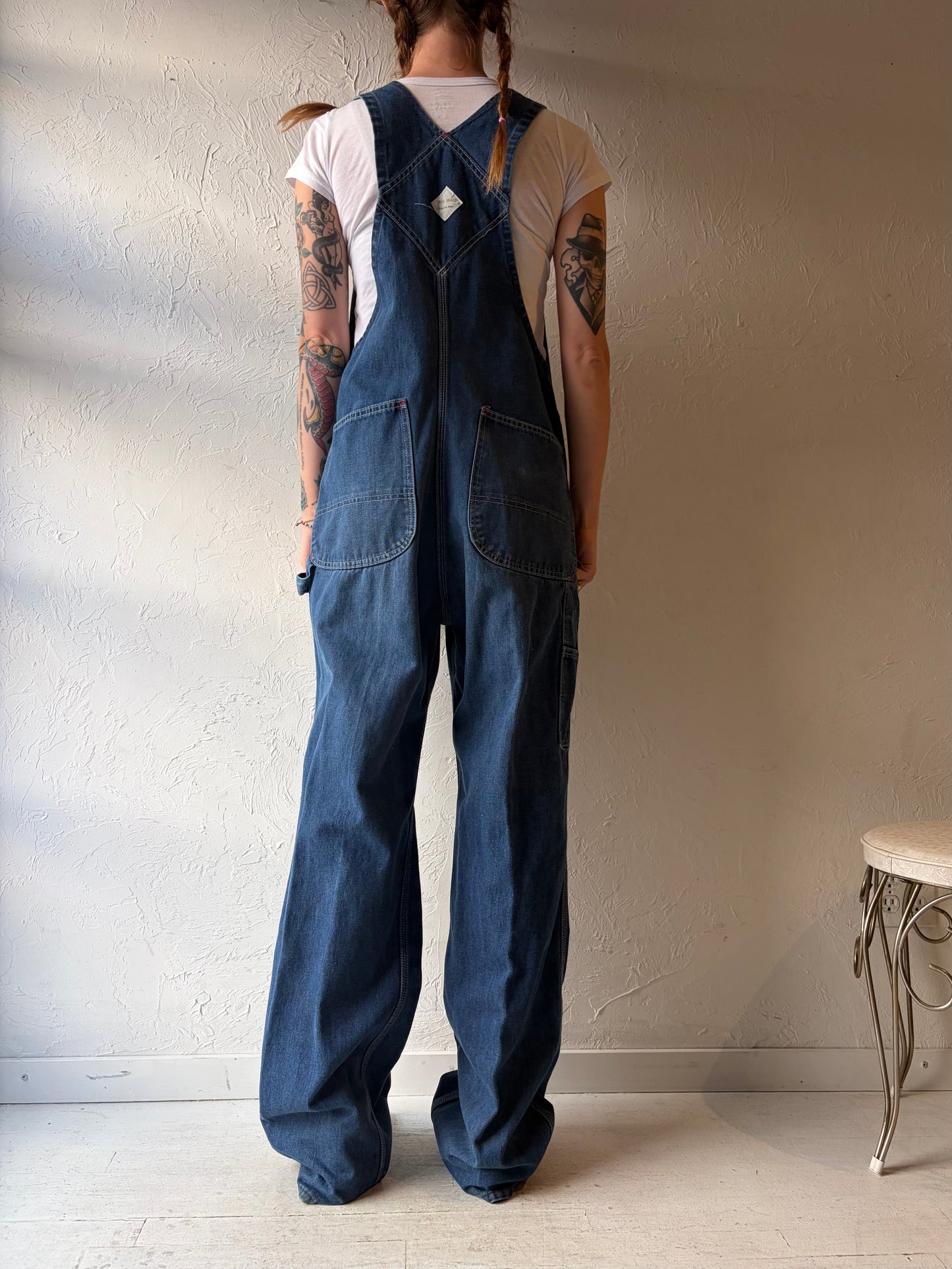 Vintage 'Big Mac' Denim Workwear Overalls / Medium