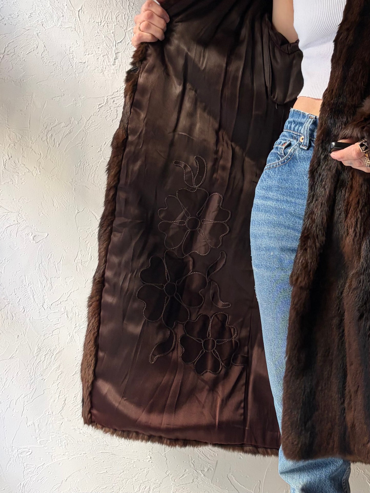 60s 'Duplers' Authentic Fur Coat / Medium