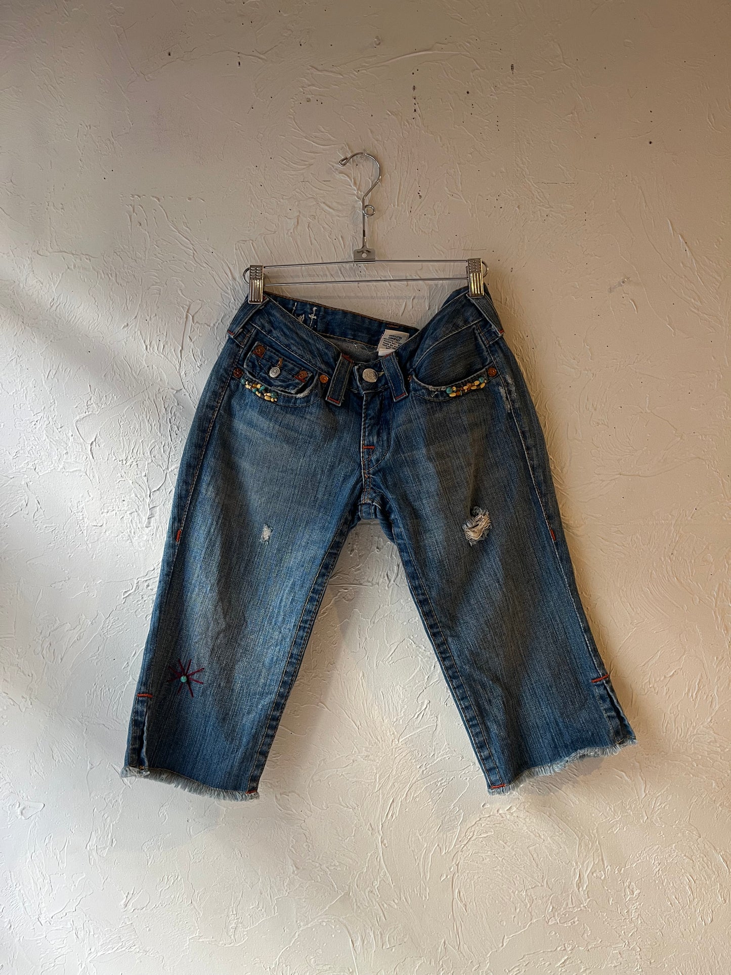 Y2K 'True Religion' Denim Shorts / Small
