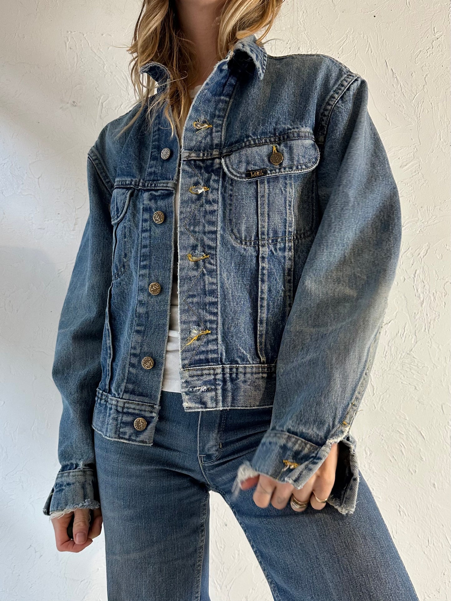 90s ‘Lee’ Blue Denim Jacket / Small