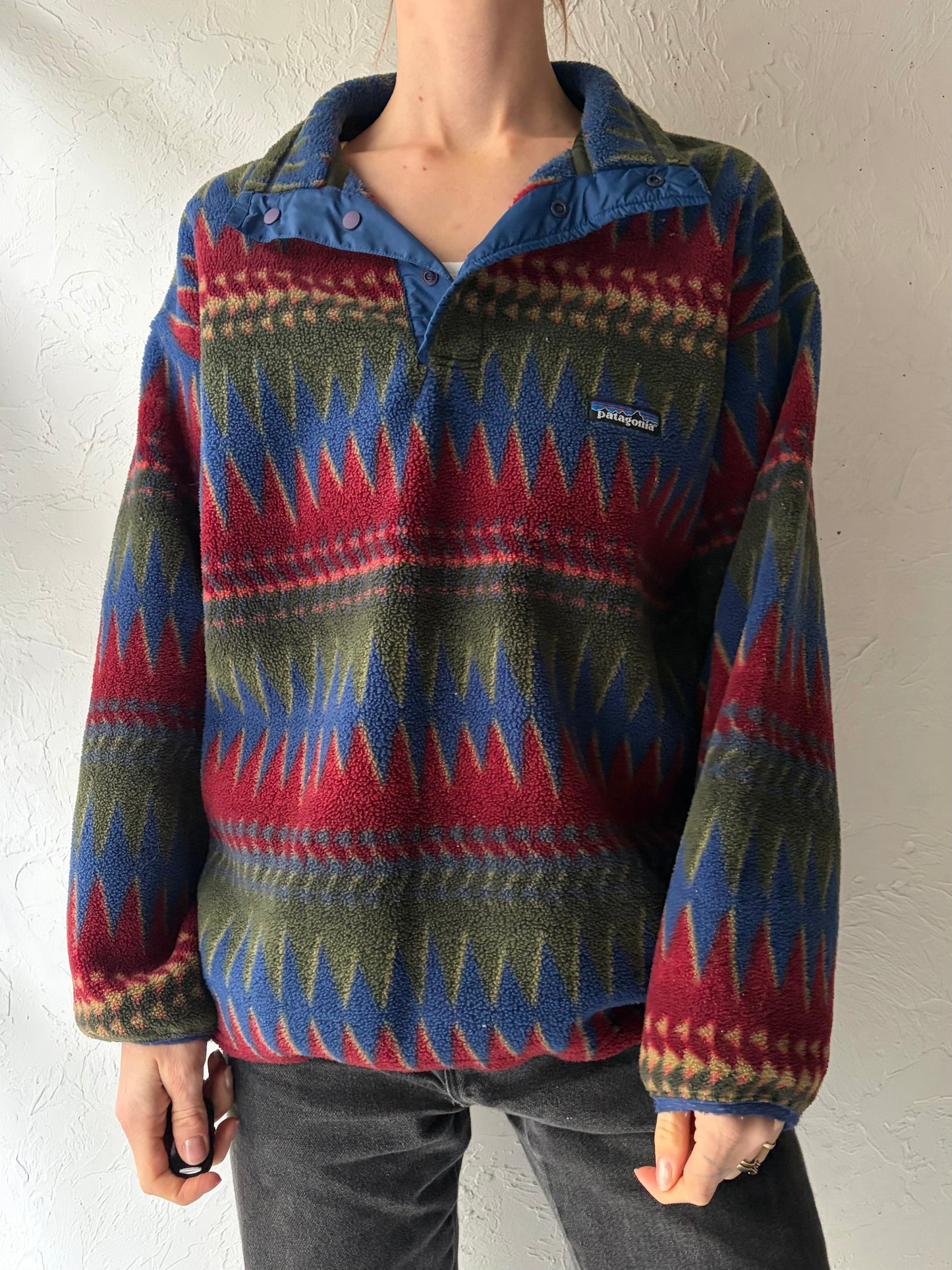 90s 'Patagonia' Fleece / Made in USA / Medium