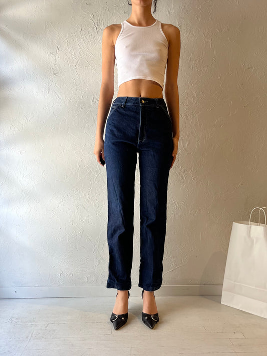 90s 'Chevalier’ Dark Wash Jeans / Small
