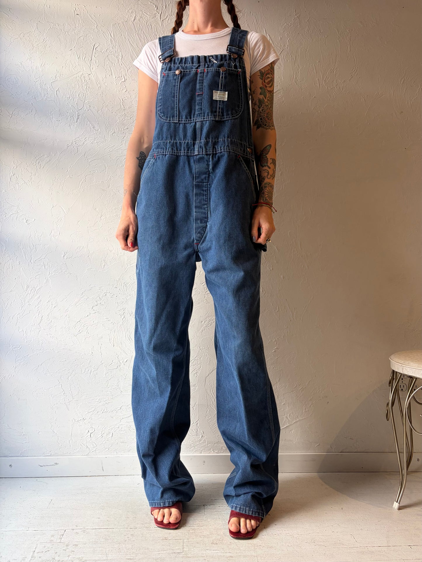 Vintage 'Big Mac' Denim Workwear Overalls / Medium