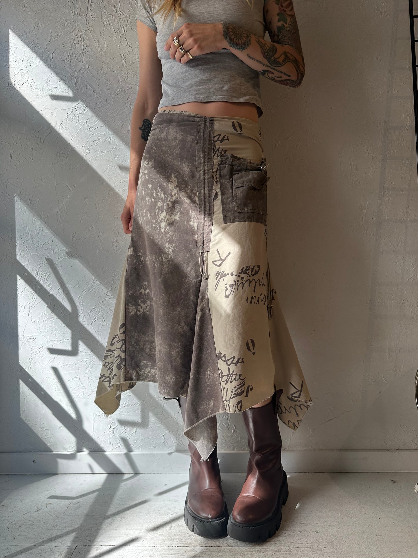 Y2K Asymmetrical Skirt / Small