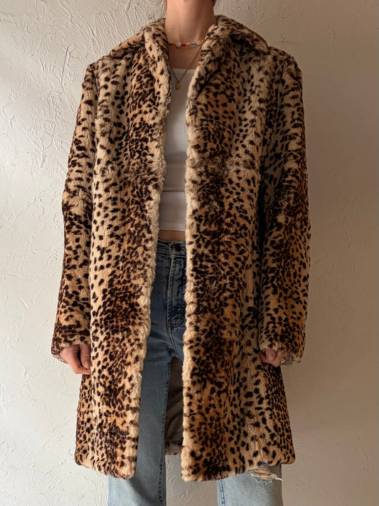 Y2K 'Marvin Richards' Fur Coat / Medium