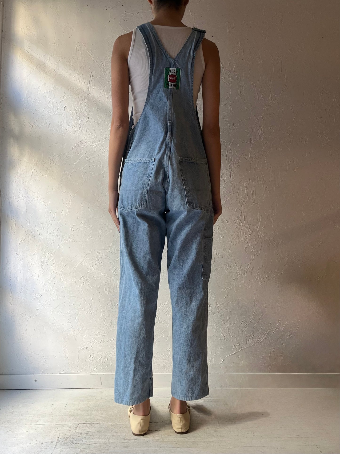 90s 'Ikeda' Denim Overalls / Small