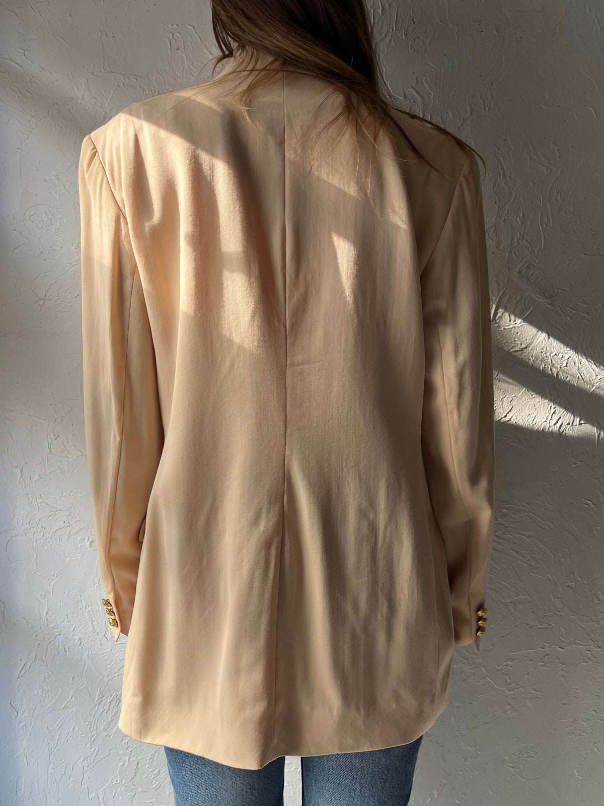 90s 'Ann Taylor' Oversized Wool Blazer Jacket / Large