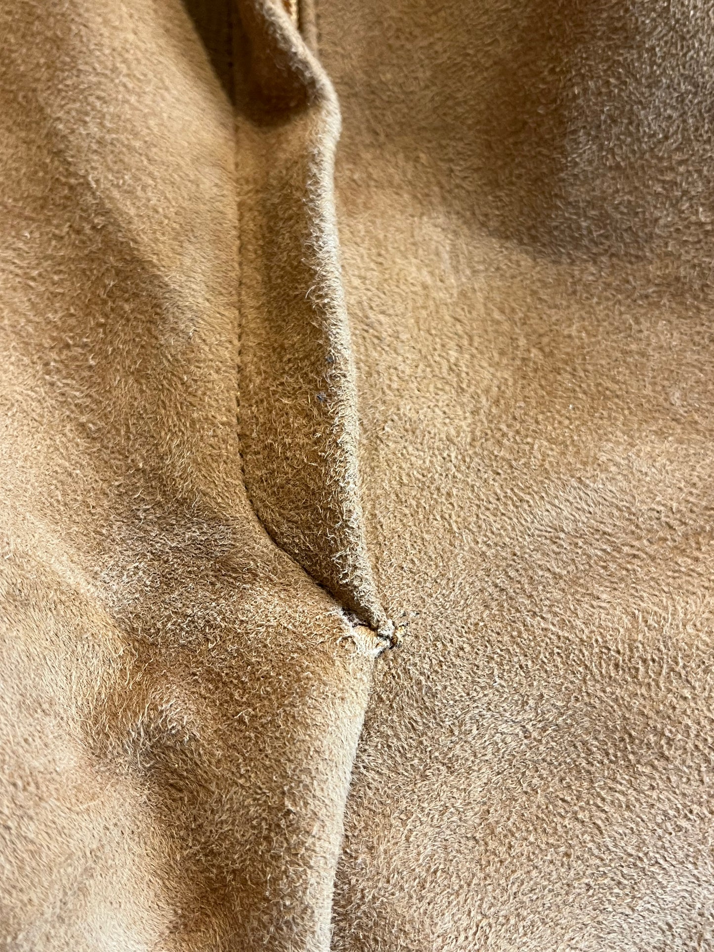 Vintage Suede Leather Pants / Large