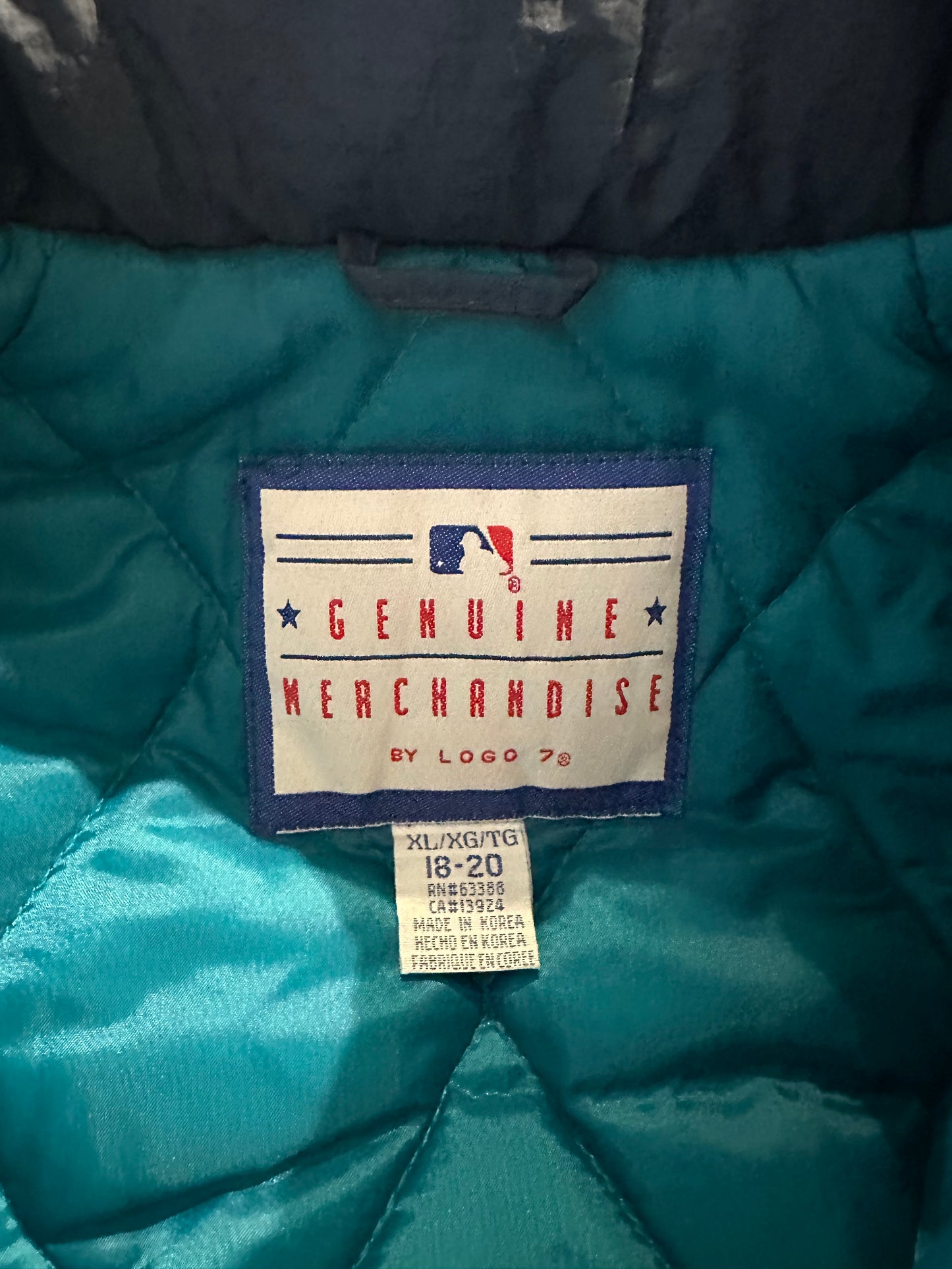 90s 'Genuine Merchandise' Seattle Mariners Starter Jacket / Medium