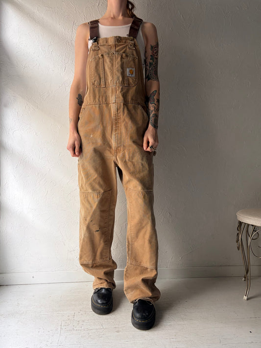Y2k 'Carhartt' Double Knee Overalls / Medium