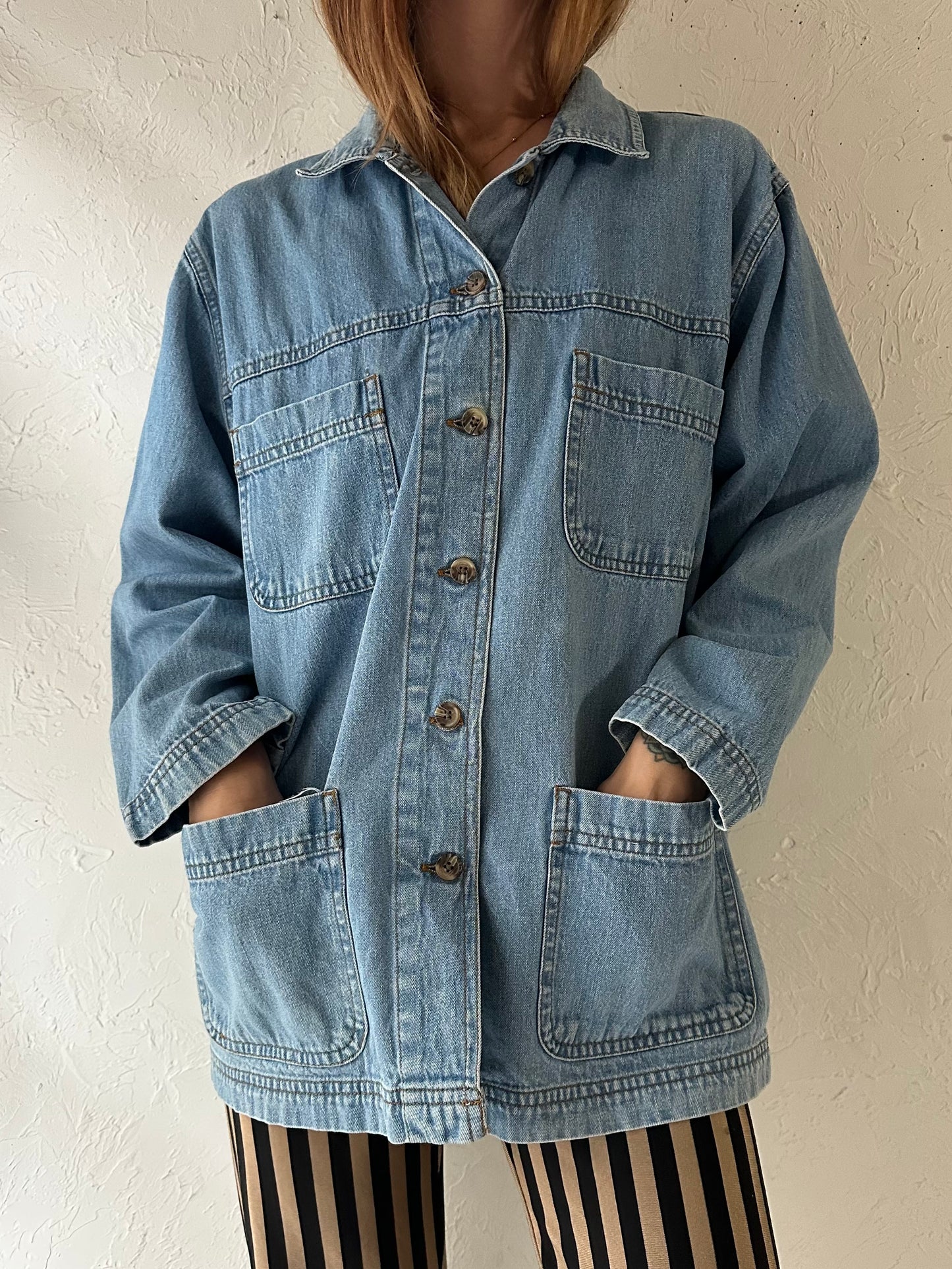 Y2k ‘Coldwater Creek’ Denim Jacket / Large