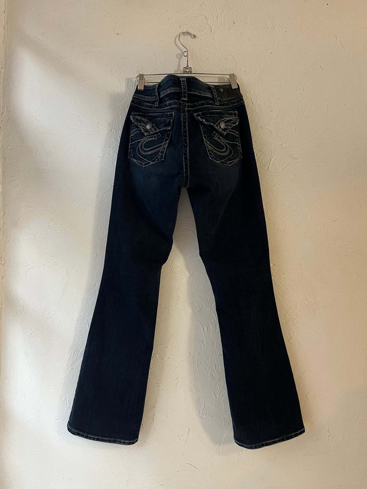 Y2K 'Silver' Low Rise Jeans / 31