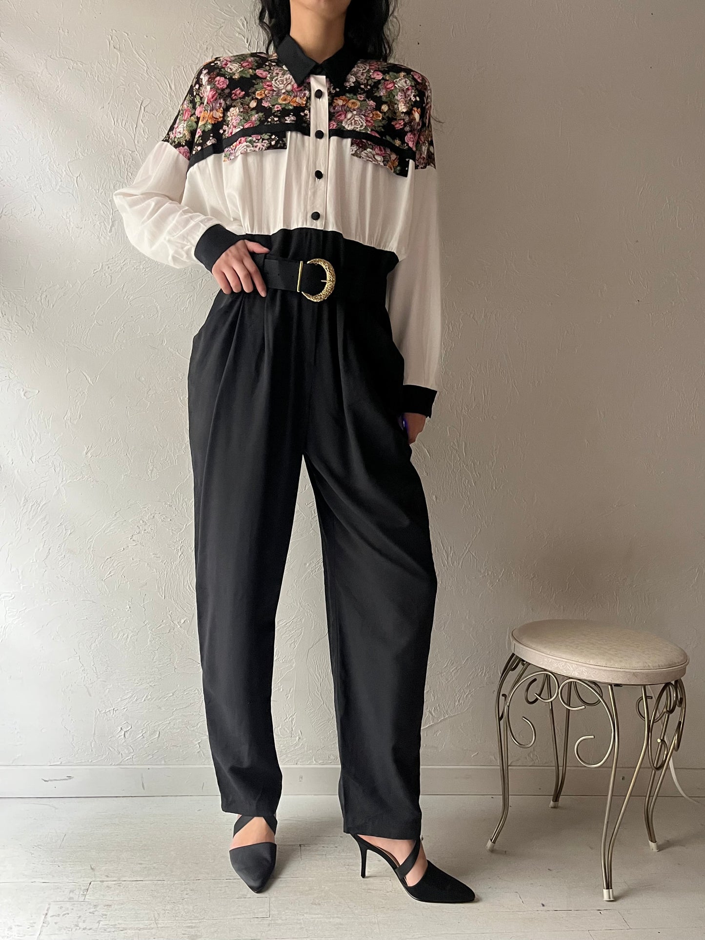 80s 'Editions' Jumpsuit / Large
