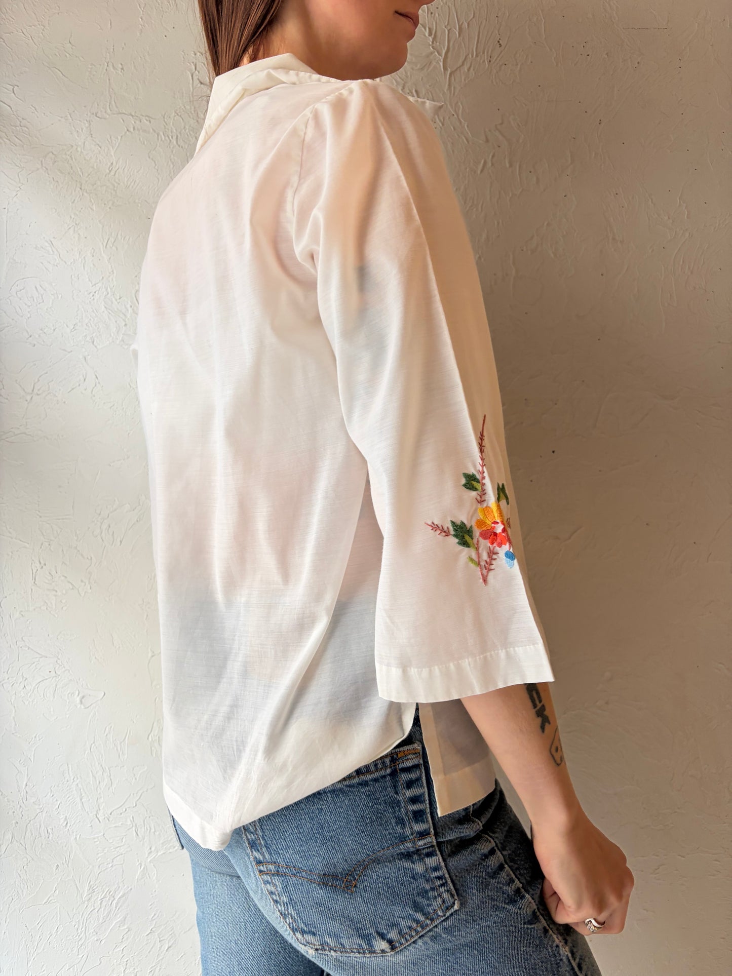 Vintage Embroidered Top / Small