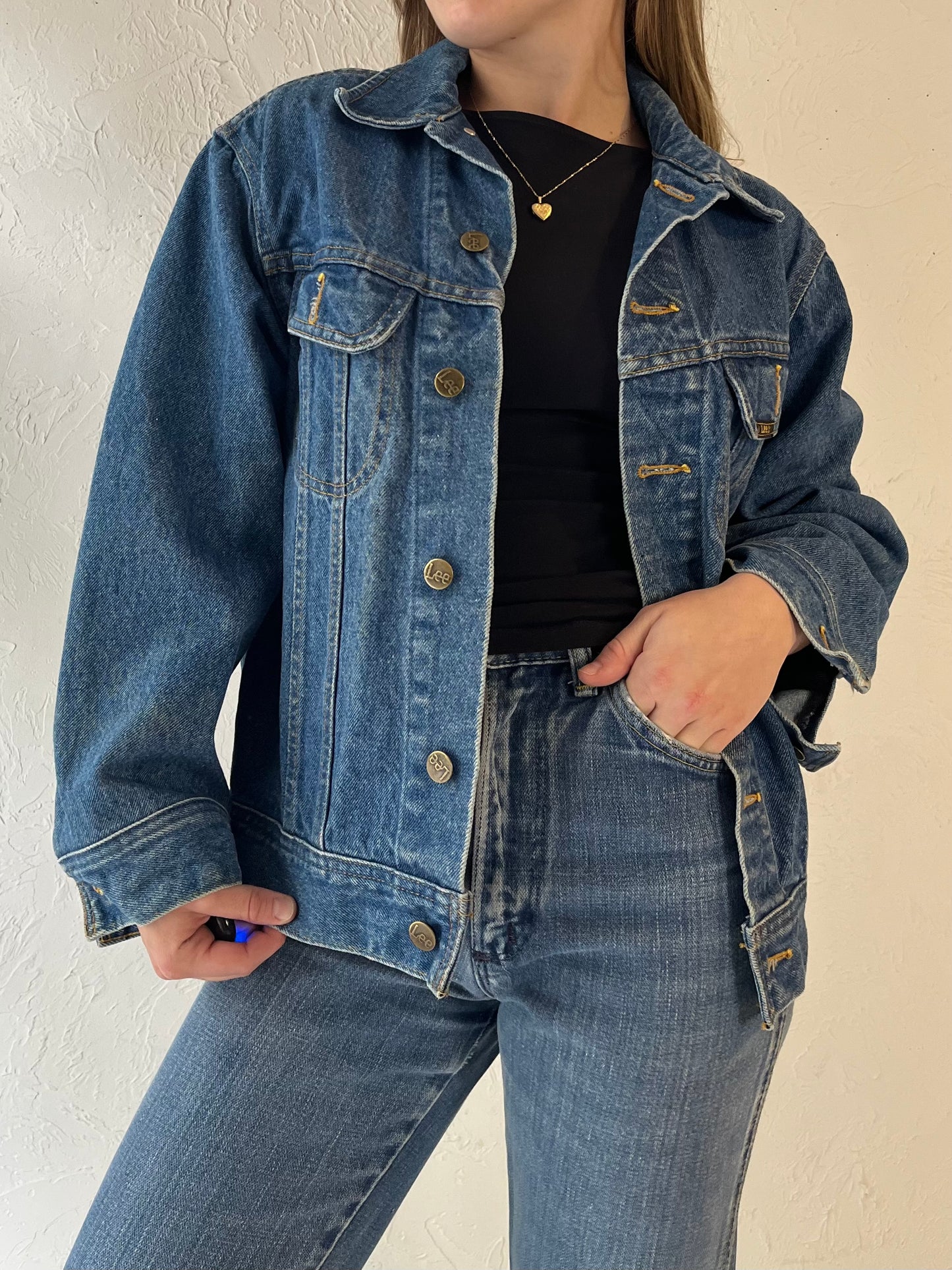 90s 'Lee' Denim Jacket / Made in Canada / Medium