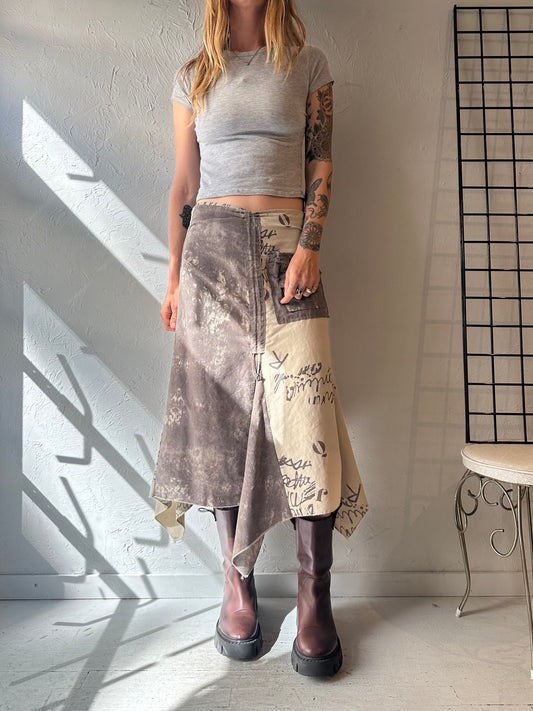 Y2K Asymmetrical Skirt / Small