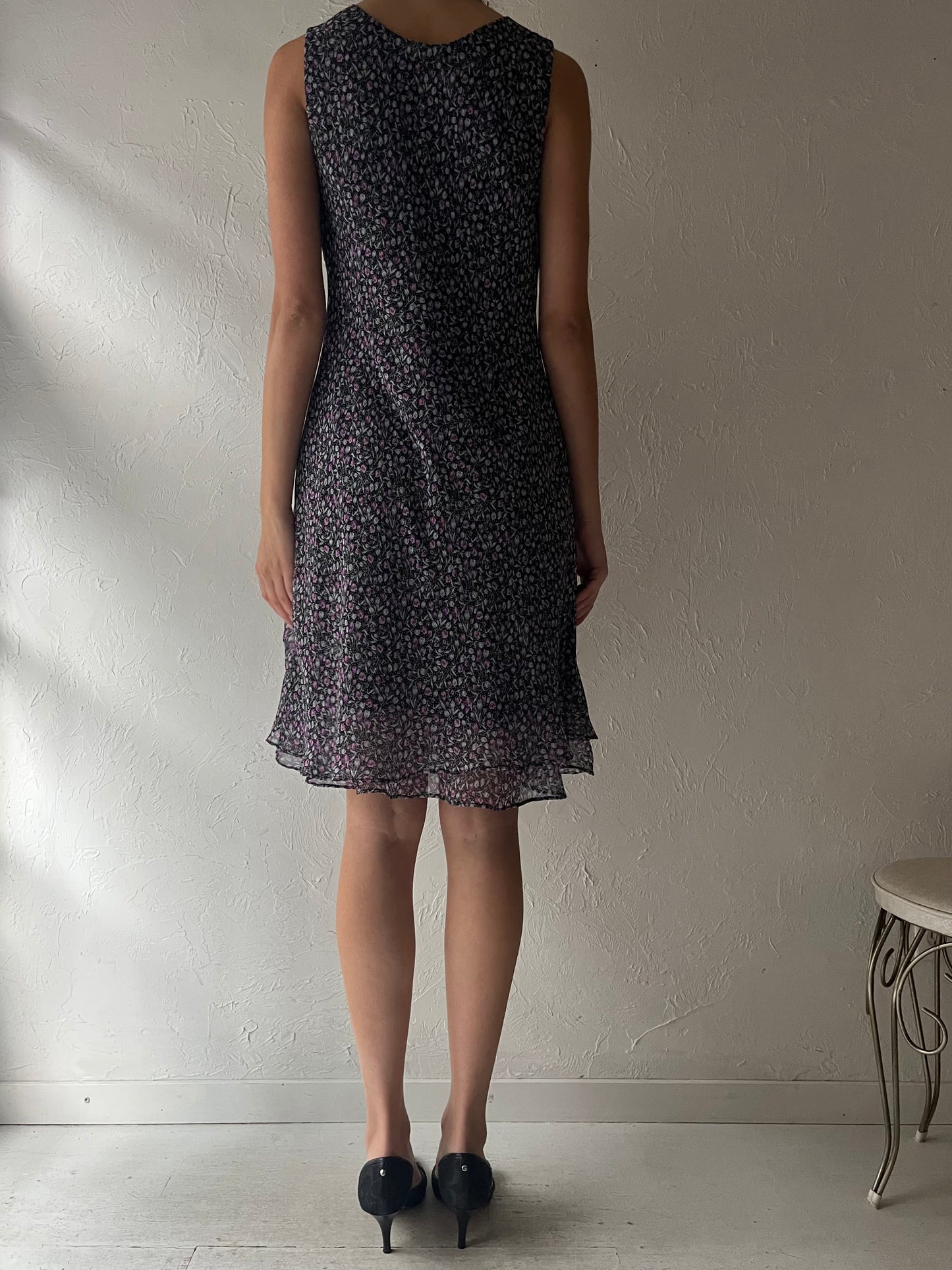 90s 'Tradition' Floral Dress / Large