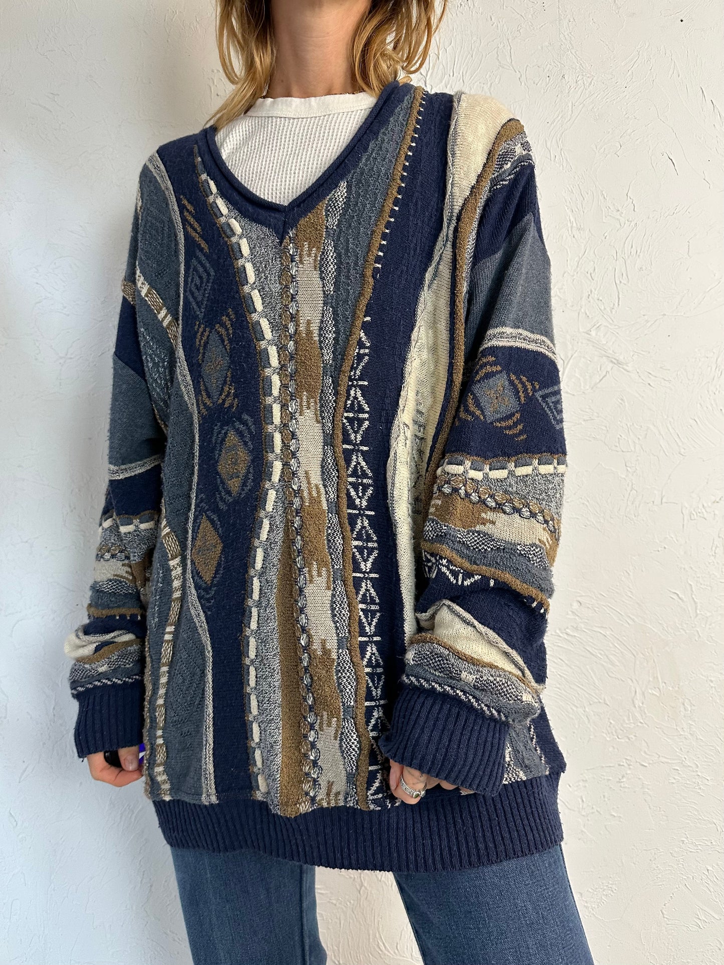 90s 'Laslo' Coogie Style Sweater / XL