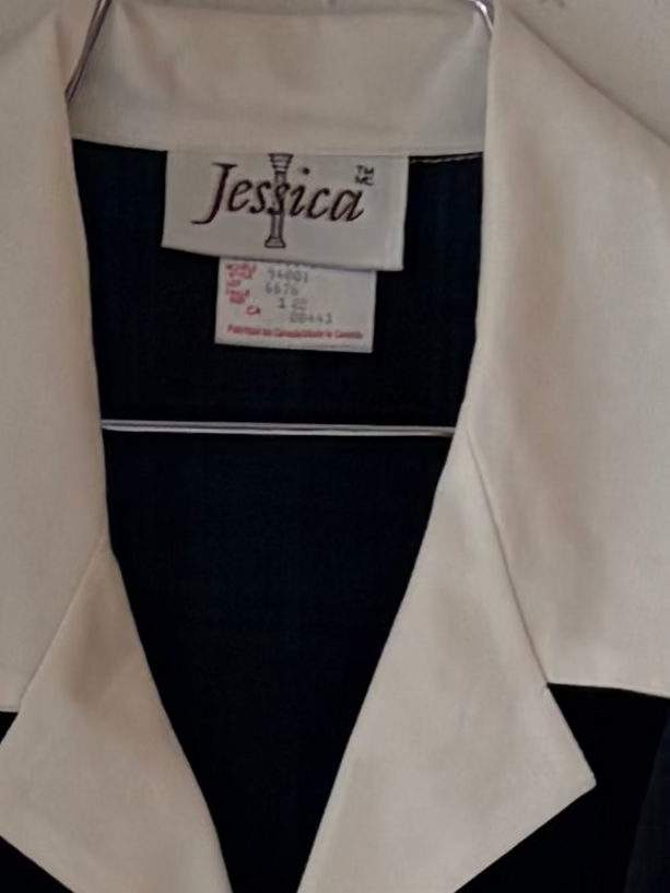 80s 'Jessica' Plaid Academia Tailored Maxi Dress / Vintage 1980s Mod Office Wear Dress / Medium