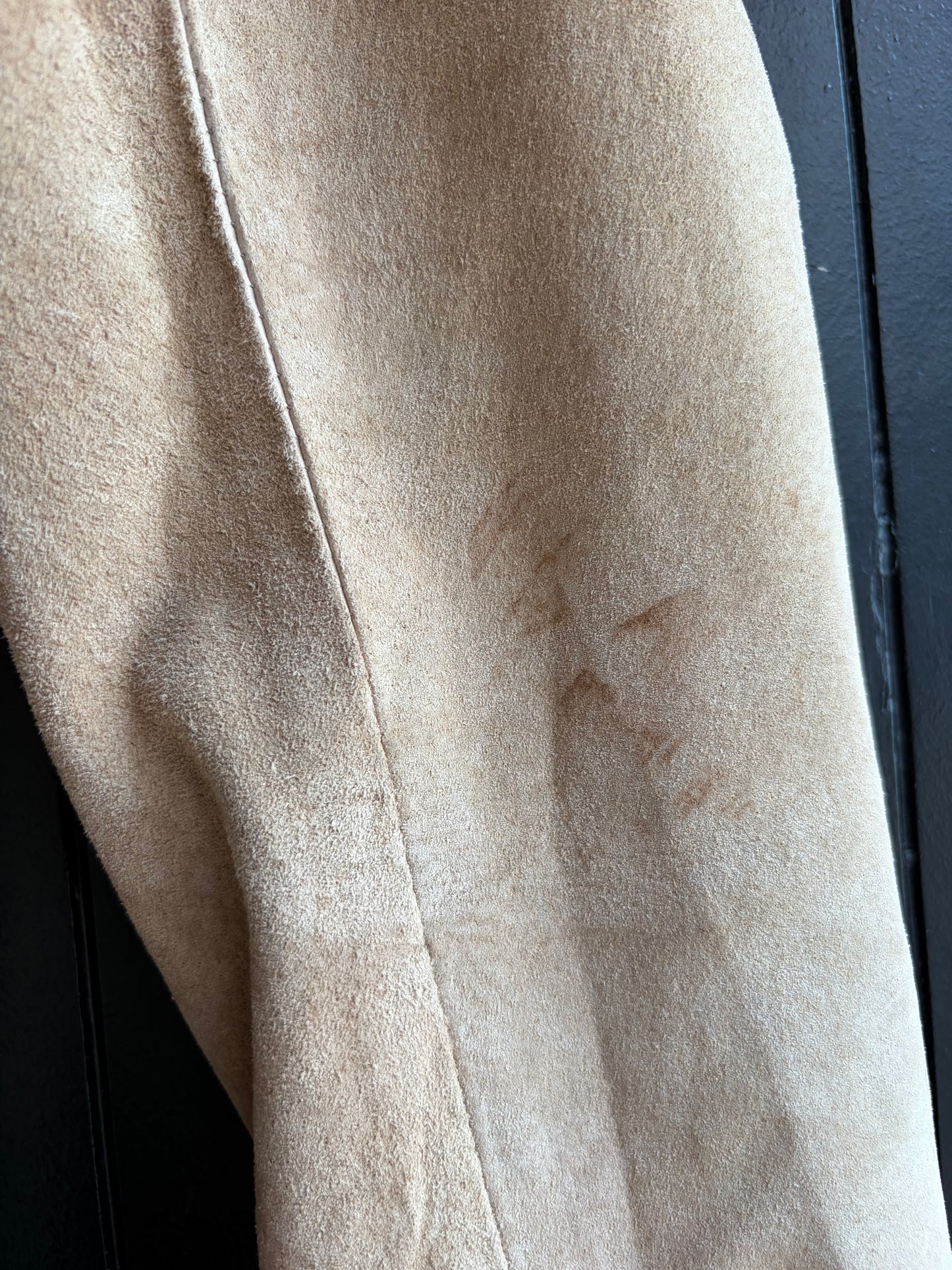 90s 'Johnathan Christopher' Suede Leather Blazer Jacket / Small