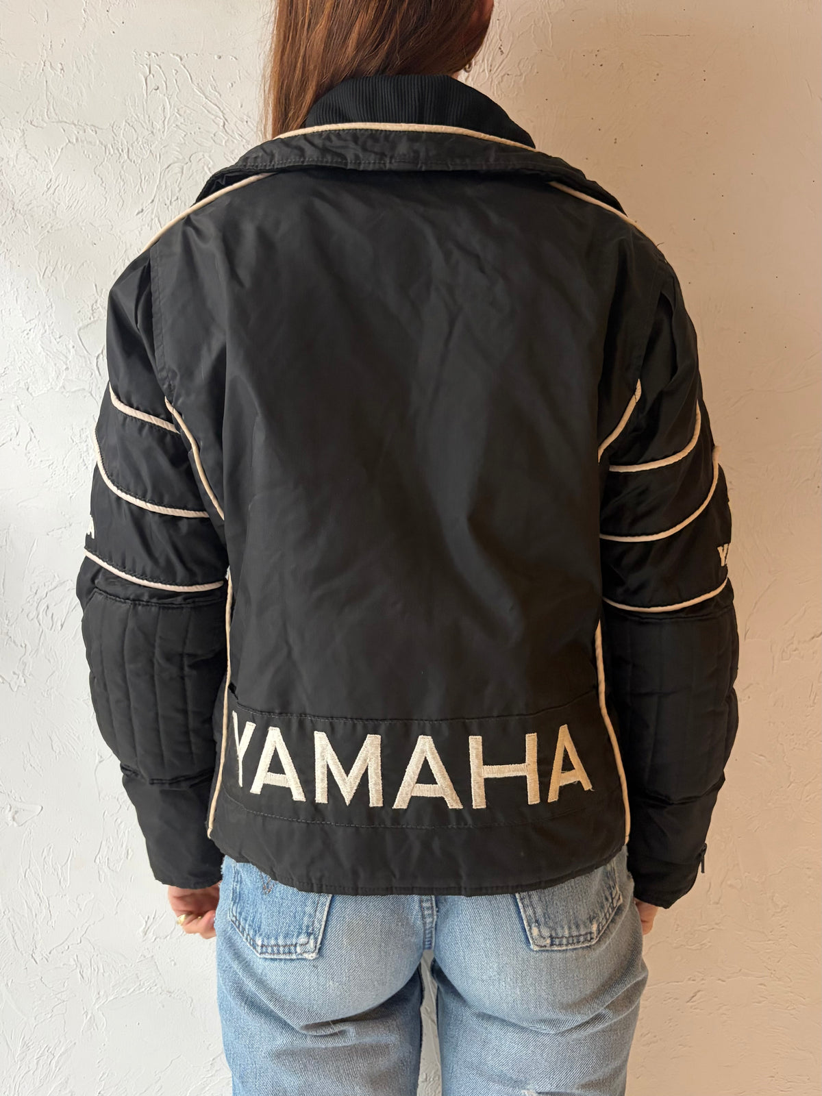 Vintage 'Yamaha' Black Racing Jacket / Medium