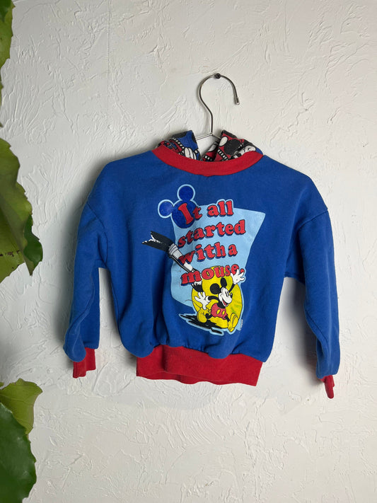 90s Mickey Mouse Children's Hoodie / 3T