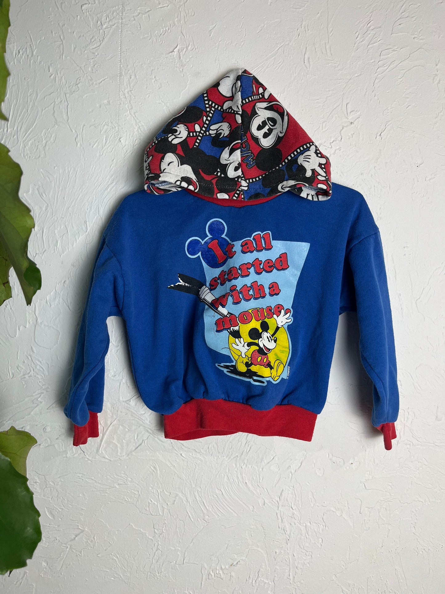 90s Mickey Mouse Children's Hoodie / 3T