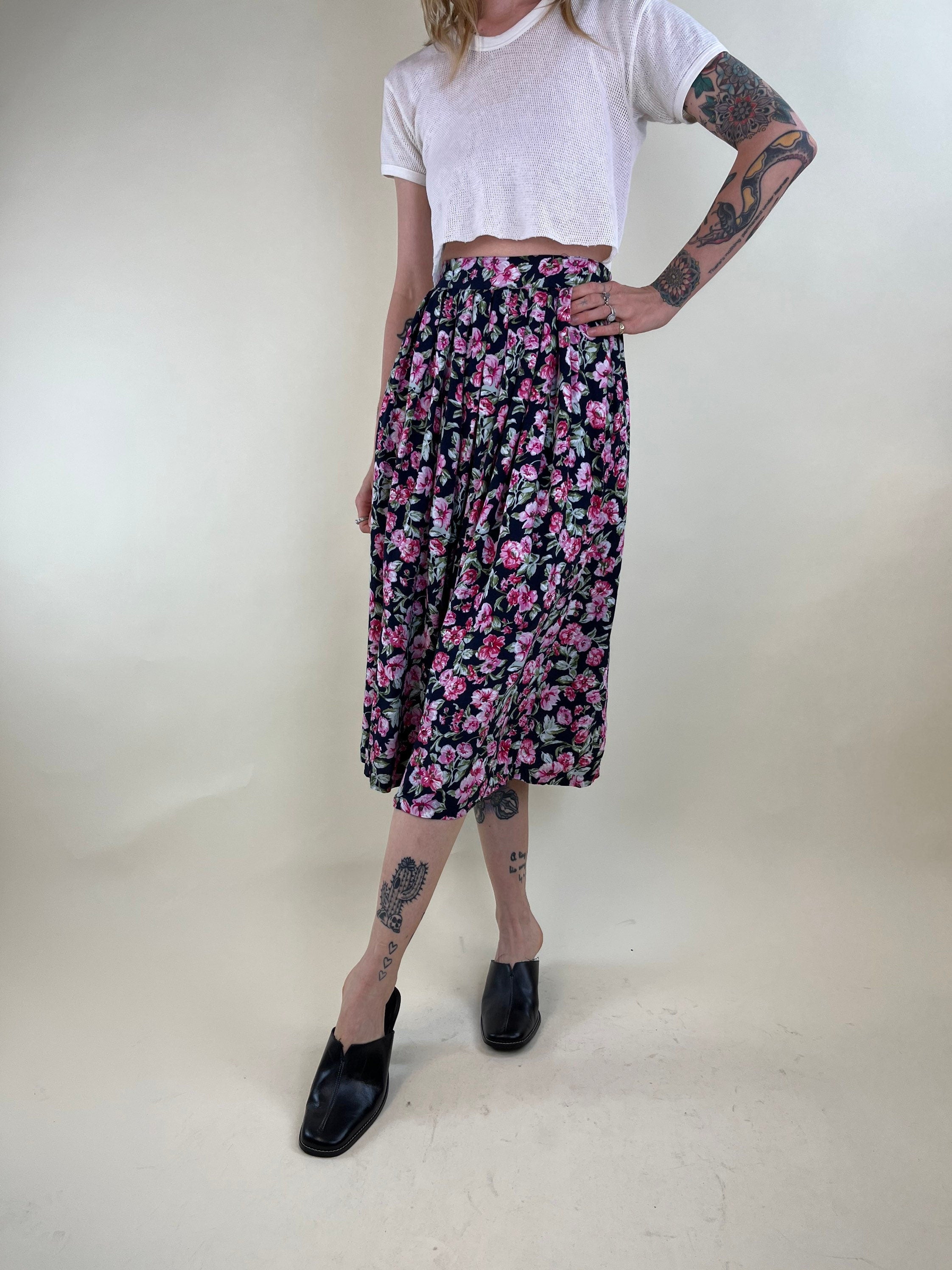 Floral maxi skirt outlet canada