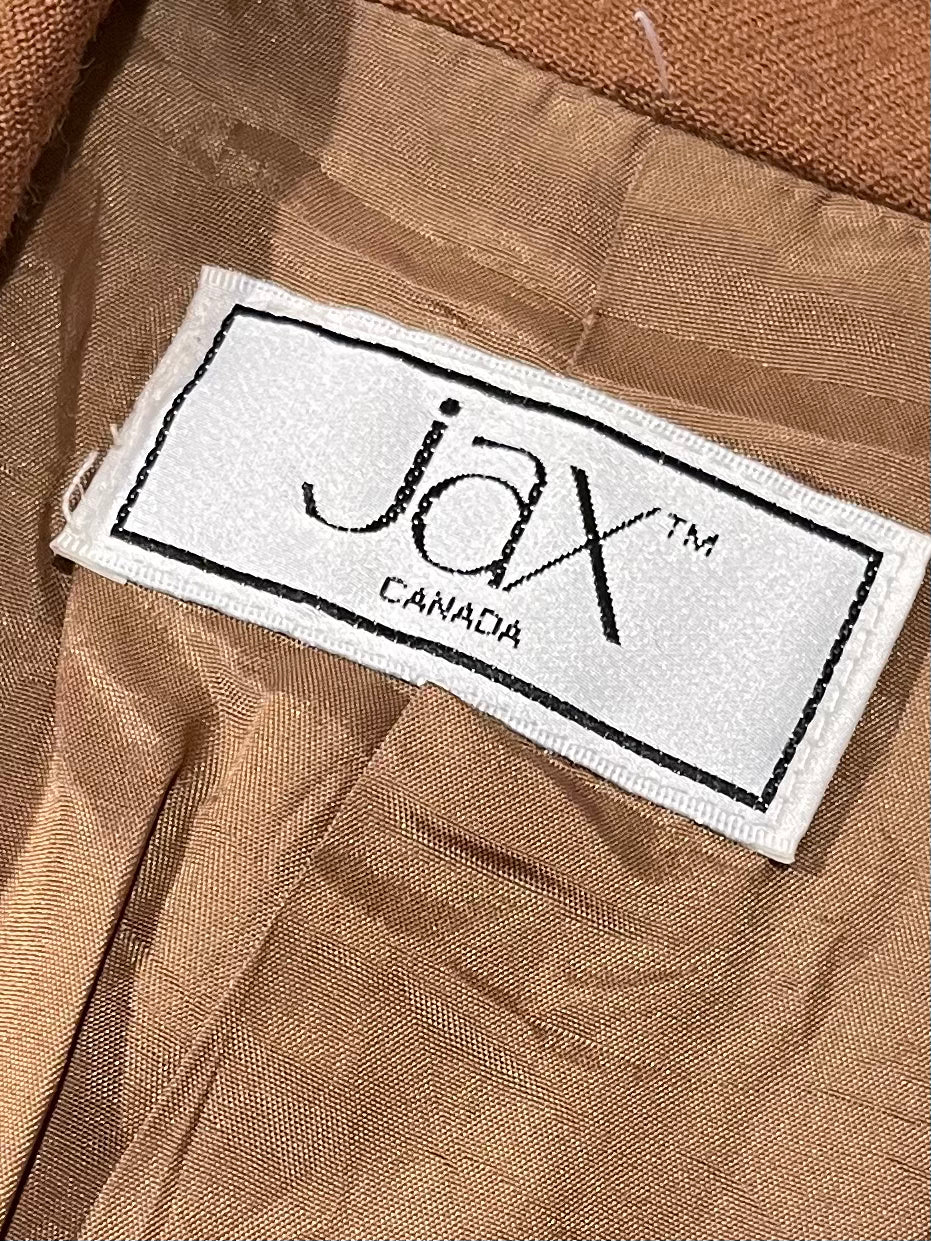 90s 'Jax' Burnt Orange Oversized Blazer Jacket / Medium