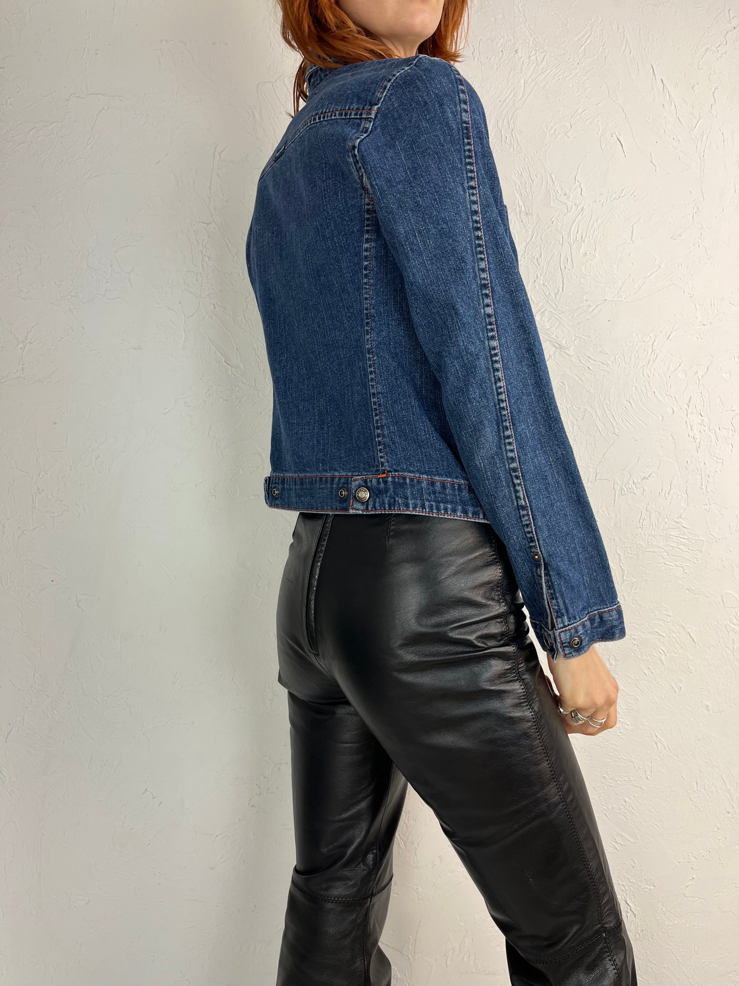 90s 'Silver Jeans' Lightweight Denim Jacket / Small