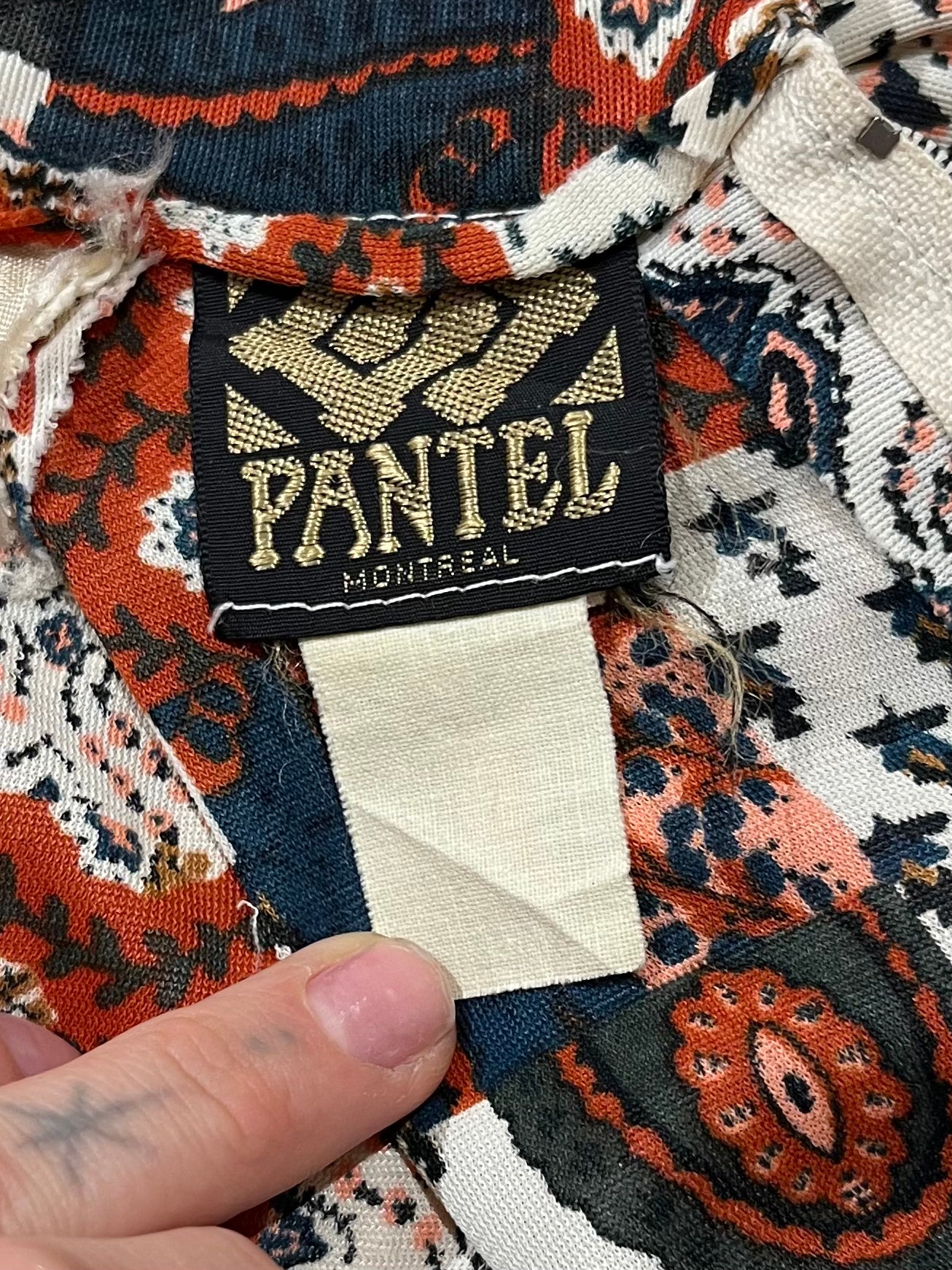 70s 'Pantel' Paisley Cottage Core Maxi Dress / XS