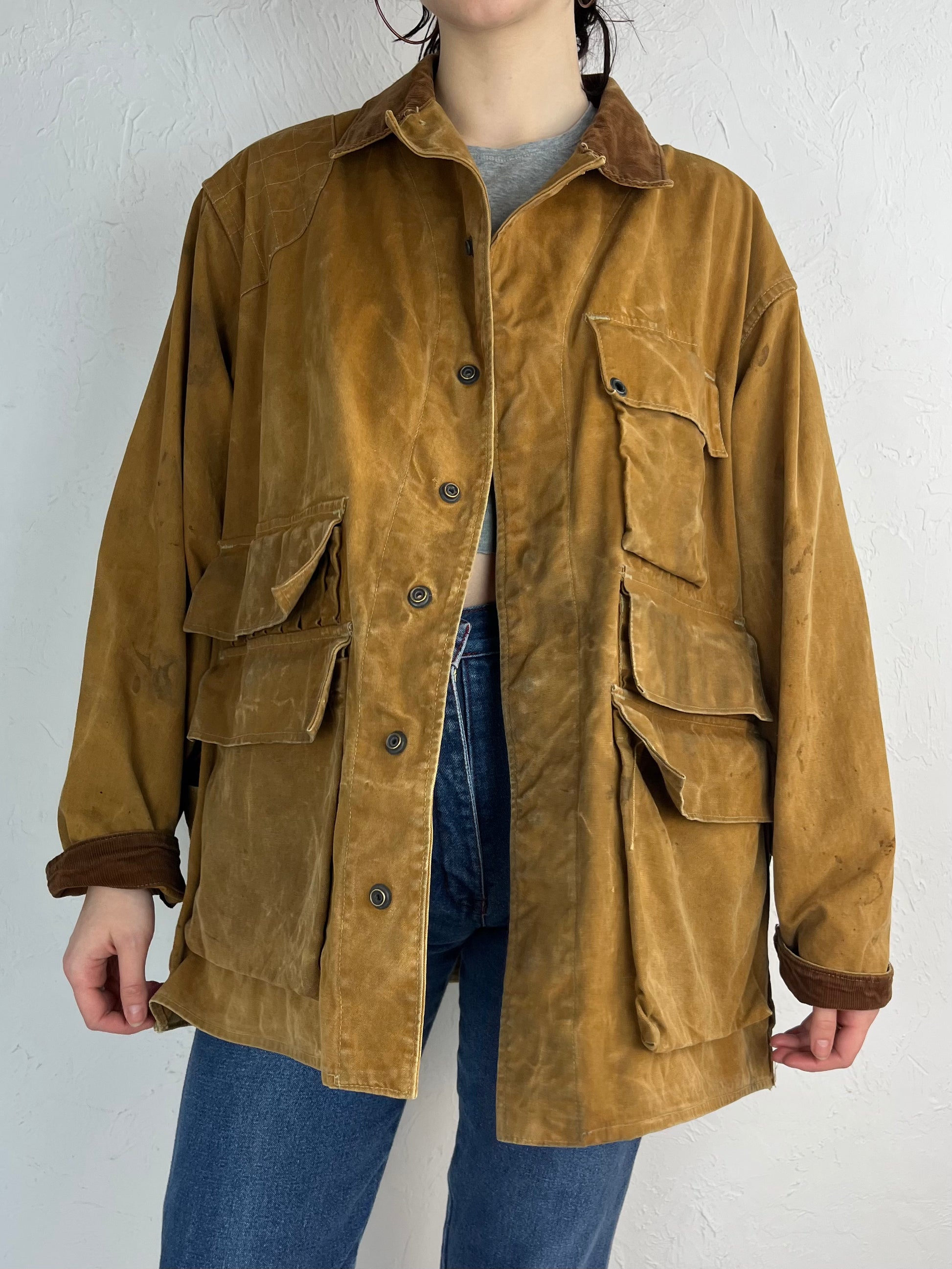 1950s 'Hinson' Bodyguard Cotton Canvas Hunting Jacket 1950s 'Hinson' Bodyguard Cotton Canvas Hunting Jacket