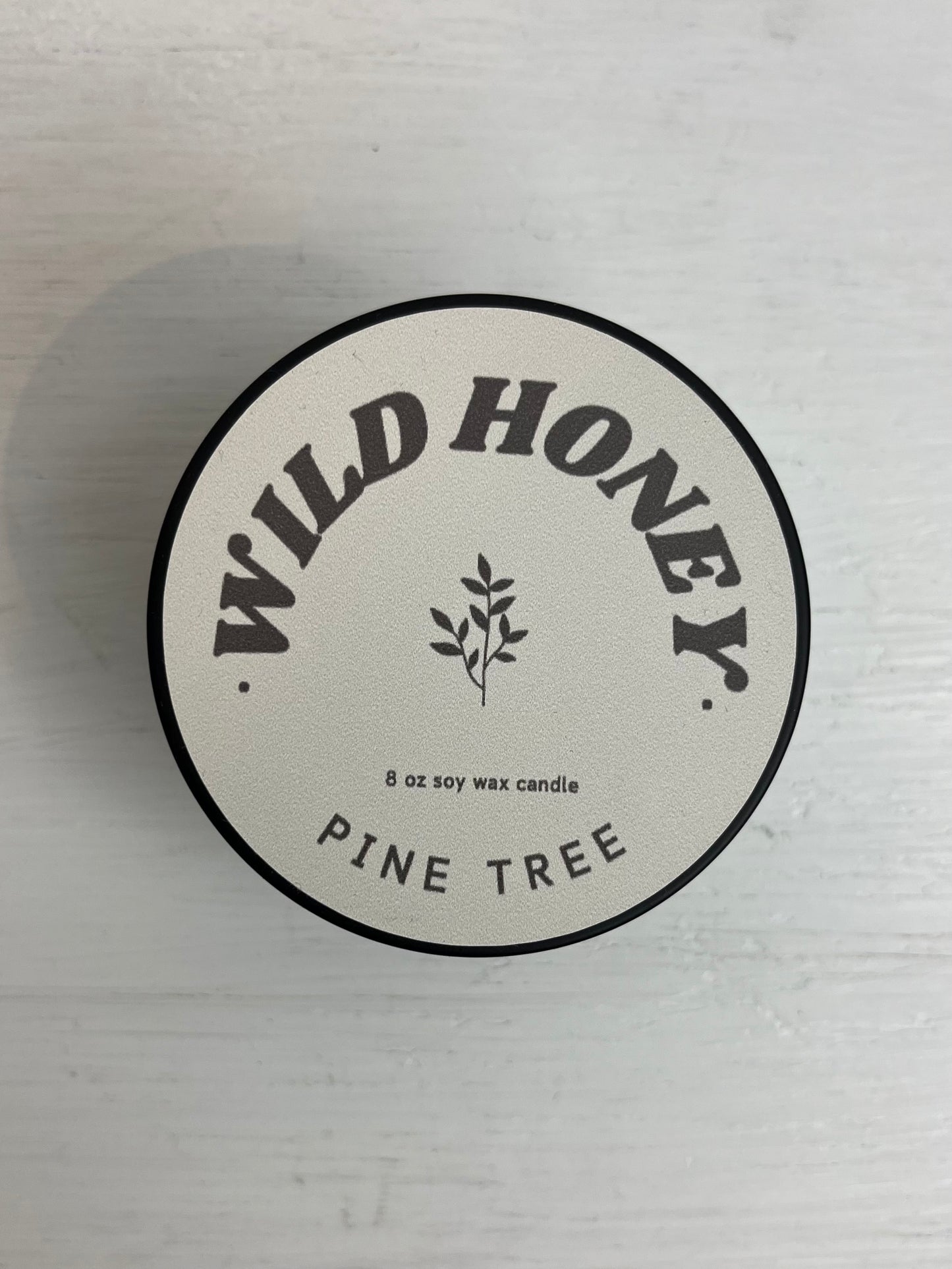 8 oz Pine Tree Soy Wax Candle