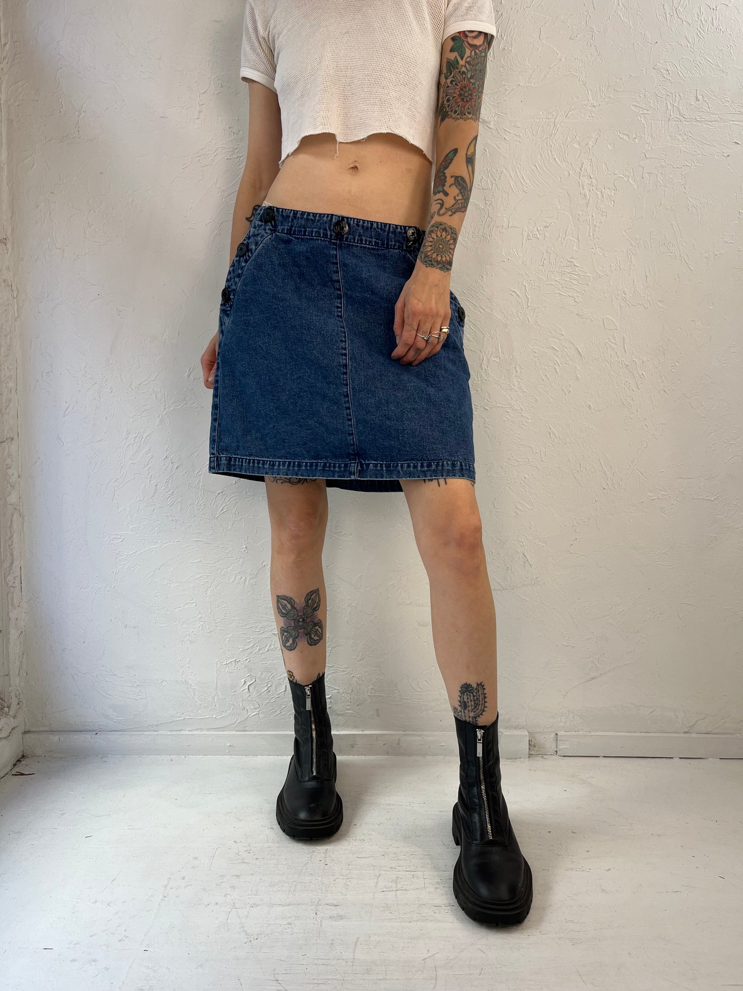 Y2k 'Ralph Lauren' Denim Mini Skirt / 8