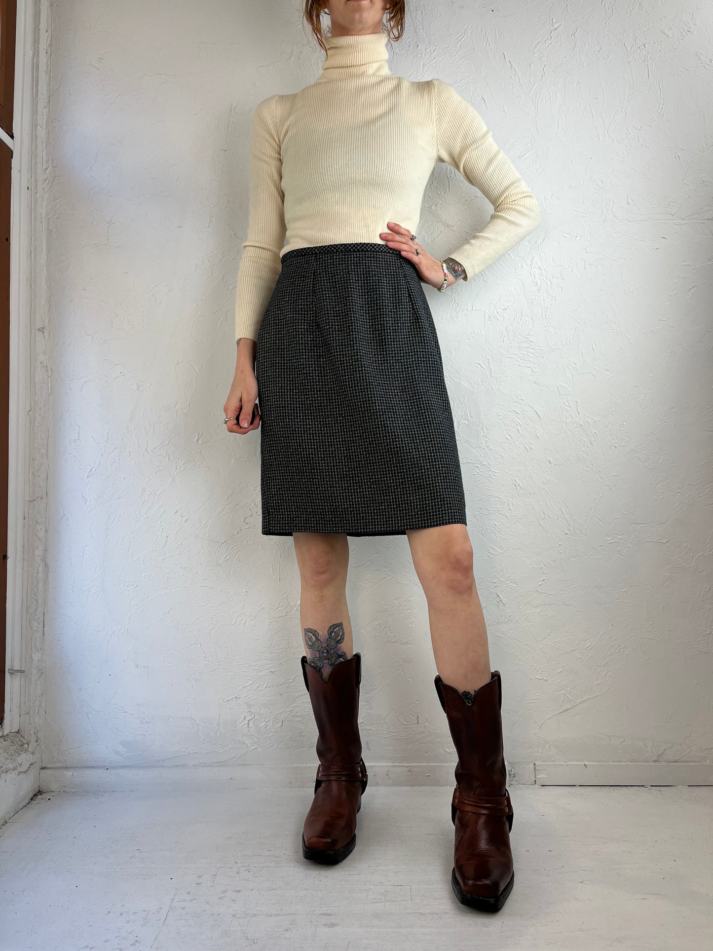 90s 'Beechers Brook' Pencil Skirt / 6