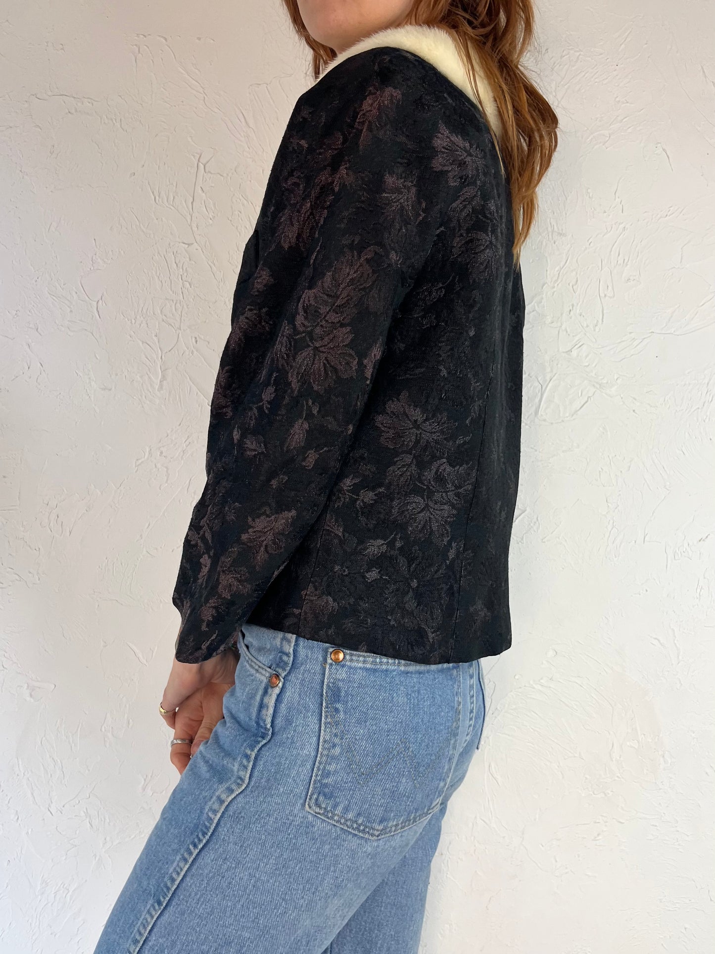 70s 'Best Apparel' Union Made Brocade Evening Jacket / Small